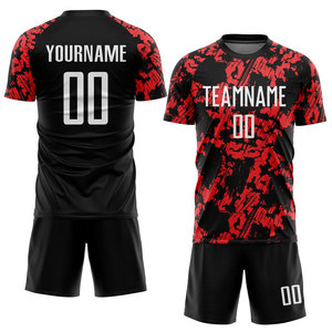 High Quality Breathable Men's <b>Soccer</b> Wear Customizable Team Uniform Set OEM Wholesale Service Premium Quick Dry Football Jersey - Product Image 5