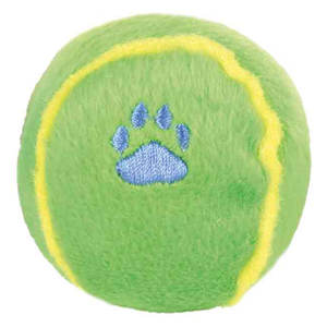 Balle de tennis en peluche 6 cm, jouet couineur pour chiens - Product Image 2