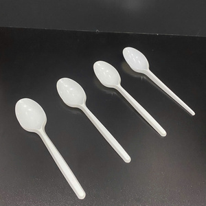 Cucharas de Plástico Desechables de 21 cm para Fiestas, Restaurantes, Comida Rápida y para Llevar, Suministro Directo de Fábrica, Precio Económico - Product Image 3