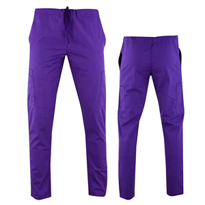 Ensemble de blouses et pantalons médicaux personnalisables pour femmes, uniforme d'infirmière extensible, ensemble de blouses médicales pour femmes, haut bleu marine à col en V - Product Image 2