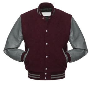 Veste universitaire en molleton de coton personnalisée OEM pour l'hiver, doublure matelassée chaude avec broderie réfléchissante - Product Image 4