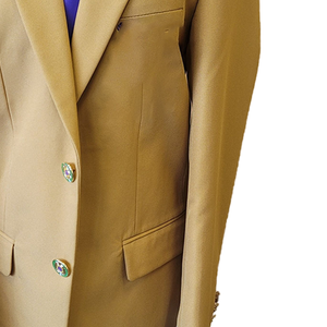 Blazer réversible en coton pour homme, col en V, style fraternité, écologique, respirant, anti-plis, veste de sport sur mesure - Product Image 2