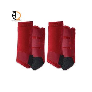 Jumping Horse Tendon <b>Boot</b> Soft Lining Two Hook Loop Fasteners Leg Protection Steel Material Plastic - Product Image 1