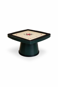 Jeu de Carrom Negroni Premium en Bois, Coins Carrés Modernes, pour 4 Joueurs, Écologique, Durable, avec Socle Personnalisable - Product Image 3