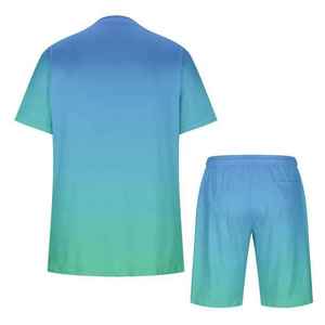 Men's Acid Wash <b>Twin</b> <b>Set</b> T Shirt and Shorts Wholesale Heavy Cotton Oversized Two Piece Streetwear Matching <b>Set</b> New Design - Product Image 4