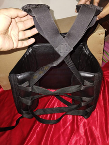 Wholesale Price Black-Color Chest Guards New Design Leather Made Chest Guards for <b>Boxing</b> Training Chest Guards - Product Image 2