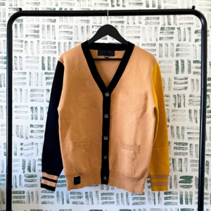 Grambling State University Add Custom Logos On Unisex Acrylic <b>Cardigans</b> <b>Sweaters</b> Embroidery Letters Knit Sorority Fraternity - Product Image 2