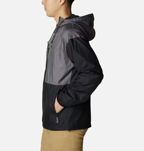 Veste coupe-vent pour homme de haute qualité en polyester respirant, veste climatisée à capuche, veste coupe-vent d'hiver - Product Image 3