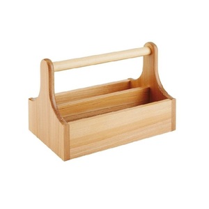 Sustainable Durable Wooden <b>Caddy</b> Organizer for <b>Kitchen</b> Counter Bathroom Vanity Coffee Station Dining Table Home Storage - Product Image 4