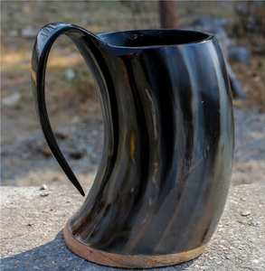 Mug de luxe en corne de buffle, tasse à café en corne de buffle d'eau, verre à bière, mug viking, meilleure vente - Product Image 5