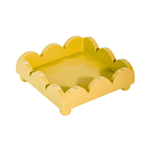 Bandeja de almacenamiento de servilletas de laca festoneada al por mayor, soporte de toallas de mano de laca para mesa, bandeja de toallas de papel de Vietnam - Product Image 3