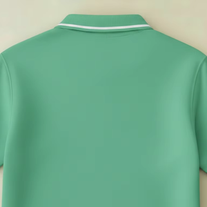 Camisa de Punto para Hombre, de Algodón, Casual, de Manga Corta, Transpirable, Cómoda, para Negocios, Golf, Corte Ajustado, Secado Rápido, Uniforme Diario - Product Image 6