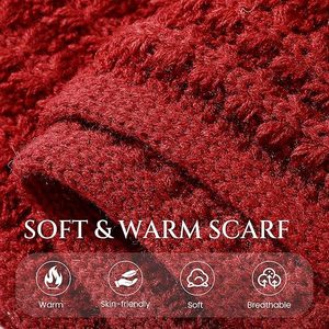 Fast-Shipping Unisex Knitted Scarf - In-Stock Winter <b>Neck</b> <b>Warmer</b> - Custom Logo Soft Rib-Knit Apparel Bulk - Product Image 5