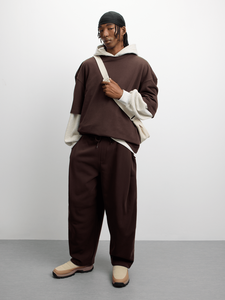 Pantalon de jogging ample pour homme, coupe décontractée, taille élastique avec cordon de serrage, style streetwear. - Product Image 3