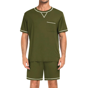 เสื้อยืดเซ็ตผู้ชายสไตล์ลำลองสำหรับฤดูร้อน MOQ ต่ำ ระบายอากาศได้ดี ผ้าฝ้าย 100% เนื้อผ้านุ่ม หนา ถักอย่างดี ราคาคุ้มค่า - Product Image 5