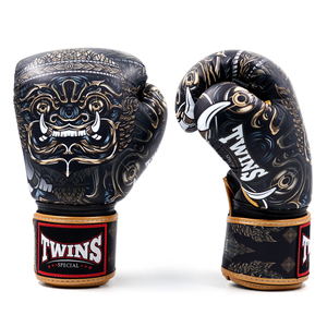 ถุงมือฝึกมวยไทยแบบมีสายรัดและปิดดีไซน์ใหม่ถุงมือ sparring - Product Image 1