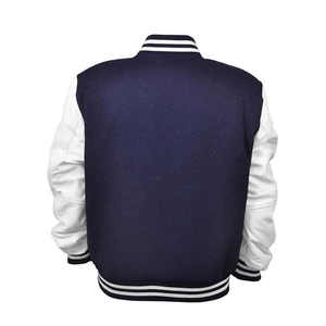 Chaquetas Universitarias Personalizadas con Logotipo, de Alta Calidad, en Felpa CVC, con Cuello Alto y Logotipo Frontal, Uniformes de Equipo para Hombre, al por Mayor - Product Image 2