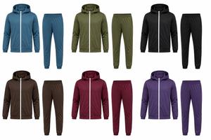 Polyester Hot Selling Fashionable Slim Fit Men Tracksuit Sportswear Comfortable <b>Zipper</b> Men Tracksuit With Low MOQ - Product Image 6