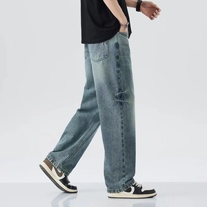 New Style Denim Jeans <b>Men</b> <b>Stretch</b> Straight Leg Business Formal Casual Breathable <b>Man</b> Cotton Jeans Pants <b>Men</b> Clothing Denim Pants - Product Image 4