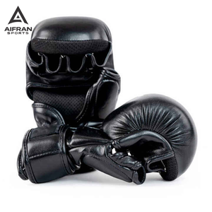 Gants de MMA personnalisés avec logo, respirants, à doigts ouverts, pour l'entraînement en sparring et la salle de sport - Product Image 5