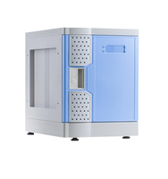 Armoire casier en plastique ABS multi-résistant (antirouille, anti-humidité, anti-corrosion, anti-rayures) pour élèves du primaire, avec serrure à clé, à poser au sol