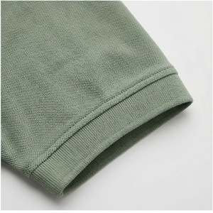 เสื้อโปโลผู้ชายสีพื้นคุณภาพสูง ดีไซน์โดดเด่น ปักโลโก้  รับสั่งทำสีตามต้องการ เสื้อผ้าลำลองสำหรับออกกำลังกาย - Product Image 6
