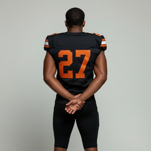 ชุดยูนิฟอร์มอเมริกันฟุตบอลชายแบบใหม่ล่าสุด ดีไซน์สั่งทำได้ คุณภาพสูง ระบายอากาศได้ดี ผลิตจากโพลีเอสเตอร์ 100% ไซส์ใหญ่พิเศษ - Product Image 6