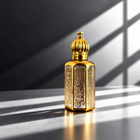 Bouteilles d'huiles essentielles de luxe prêtes à l'emploi, flacons en verre de 24 ml pour déodorant, et flacons en verre vides à bille pour huiles essentielles
