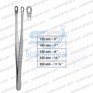 Pinzas Tuttle Singley de acero inoxidable con puntas dentadas, pinzas quirúrgicas de agarre, grado quirúrgico - Product Image 5