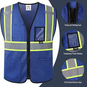 Chaleco de Seguridad Reflectante de Alta Calidad para Hombre, Chaleco de Alta Visibilidad para Hombre - Product Image 4