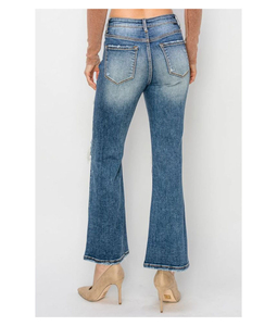 Wholesale Price Custom Slim Fit Women Denim Pants High Quality Cotton <b>Jeans</b> Straight Style Branded Casual OEM Service - Product Image 2