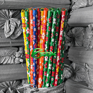 Hot Selling Portable Wooden Broom Handle with PVC Cover 2-in-1 Toilet <b>Cleaning</b> <b>Mop</b> Eco-Friendly Durable Broom for Furniture - Product Image 2