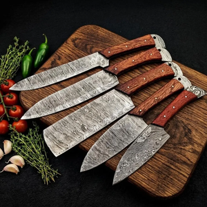 LEGACY BLADES Hand Forged Damascus Steel <b>Kitchen</b> <b>Knife</b> Collection Razor <b>Sharp</b> Chef <b>Knives</b> Ergonomic Wood Handle Supplier - Product Image 3