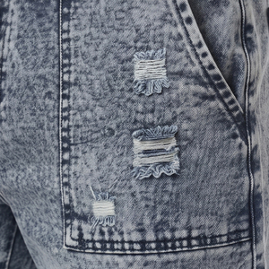 Summer <b>Men</b> Denim Ripped Shorts <b>Jeans</b> Street Fashion Denim <b>Jeans</b> Shorts <b>Men's</b> <b>Drawstring</b> Waist Denim Street Shorts <b>Mens</b> - Product Image 6