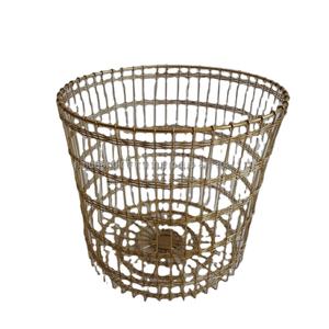 Fil de Fer rond Brillant Or Panier De Rangement - Product Image 1