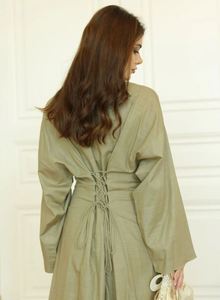 Nouvelle Collection 2026 : Robes Longues Maxi en Coton Élégantes et Décontractées pour Femme, Modèle Populaire à Dentelle Évidée – Meilleur Prix - Product Image 2