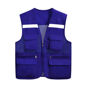 Gilet réfléchissant personnalisé haute visibilité pour hommes, travailleurs, sécurité, industrie, avec logo et design personnalisés - Product Image 3