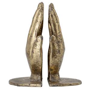 Porte-livres élégants en métal doré pour l'organisation des bibliothèques de la maison ou du bureau, avec un support solide pour les grands livres et les magazines - Product Image 4