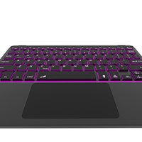 Clavier sans fil i12 LED, lumineux, pour tablette, PC, téléphone portable, Android iOS, windows 10