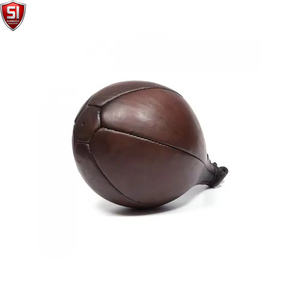 Speed Ball PU Leather <b>Boxing</b> <b>Reflex</b> <b>Bag</b> Black Orange Hanging Punching <b>Bag</b> for Training Practice - Product Image 3
