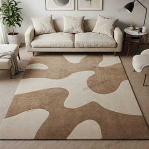 พรมขนสัตว์แท้ 100% คุณภาพพรีเมียม ลายดอกไม้สไตล์เปอร์เซีย ป้องกันการลื่น พร้อมขนปุยปานกลางและแผ่นรองหลังทำจากยางลาเท็กซ์ สำหรับห้องนั่งเล่น - Product Image 3