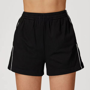<b>Women's</b> Hot <b>Shorts</b> Breathable 100% Cotton Casual <b>Shorts</b> with <b>Elastic</b> <b>Waist</b> for Trendy <b>Women</b> Premium <b>Shorts</b> - Product Image 3