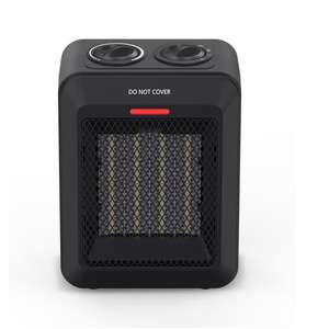 Calentador eléctrico de 220V con carcasa de plástico, control mecánico, protección contra sobrecalentamiento, color opcional, fabricado en Vietnam, negro/opcional. - Product Image 5