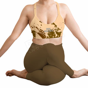 Ensembles de yoga pour femmes, tenues de course et de sport, tissu doux, sans coutures, légers, en vente - Product Image 6