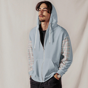 Sweat à capuche zippé en polaire pour homme, thermique, coupe-vent, à manches longues, chaud, doux, pour activités de plein air, tactique, jogging et club - Product Image 6