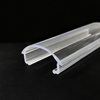 Diffuseur LED en polycarbonate transparent Bming, forme linéaire, lentille pour éclairage linéaire LED, pour éclairage moderne intérieur
