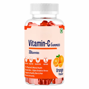 Gomitas de vitamina C para hombres y mujeres, inmunidad y piel sana, gomitas de vitamina C con sabor a frutas naturales de la India - Product Image 4