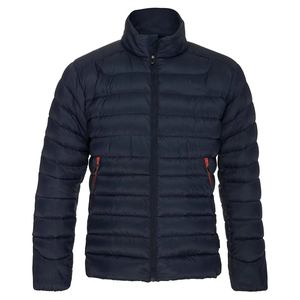 Wholesale Men's Slim Cotton Puffer <b>Jacket</b> for Winter Waterproof Stand Collar Customizable Casual Style Coating Plain Dyed - Product Image 1