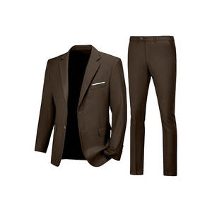 Costume de cérémonie homme croisé respirant, ajusté, à changement de couleur, multicolore, décontracté, avec plis sur le devant - Product Image 4