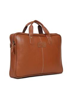 Elegante Maletín para Portátil de Cuero Genuino, Gran Capacidad, Portátil, Resistente, con Correas de Hombro, para Oficina, Viajes, Ecológico, para el Trabajo - Product Image 1